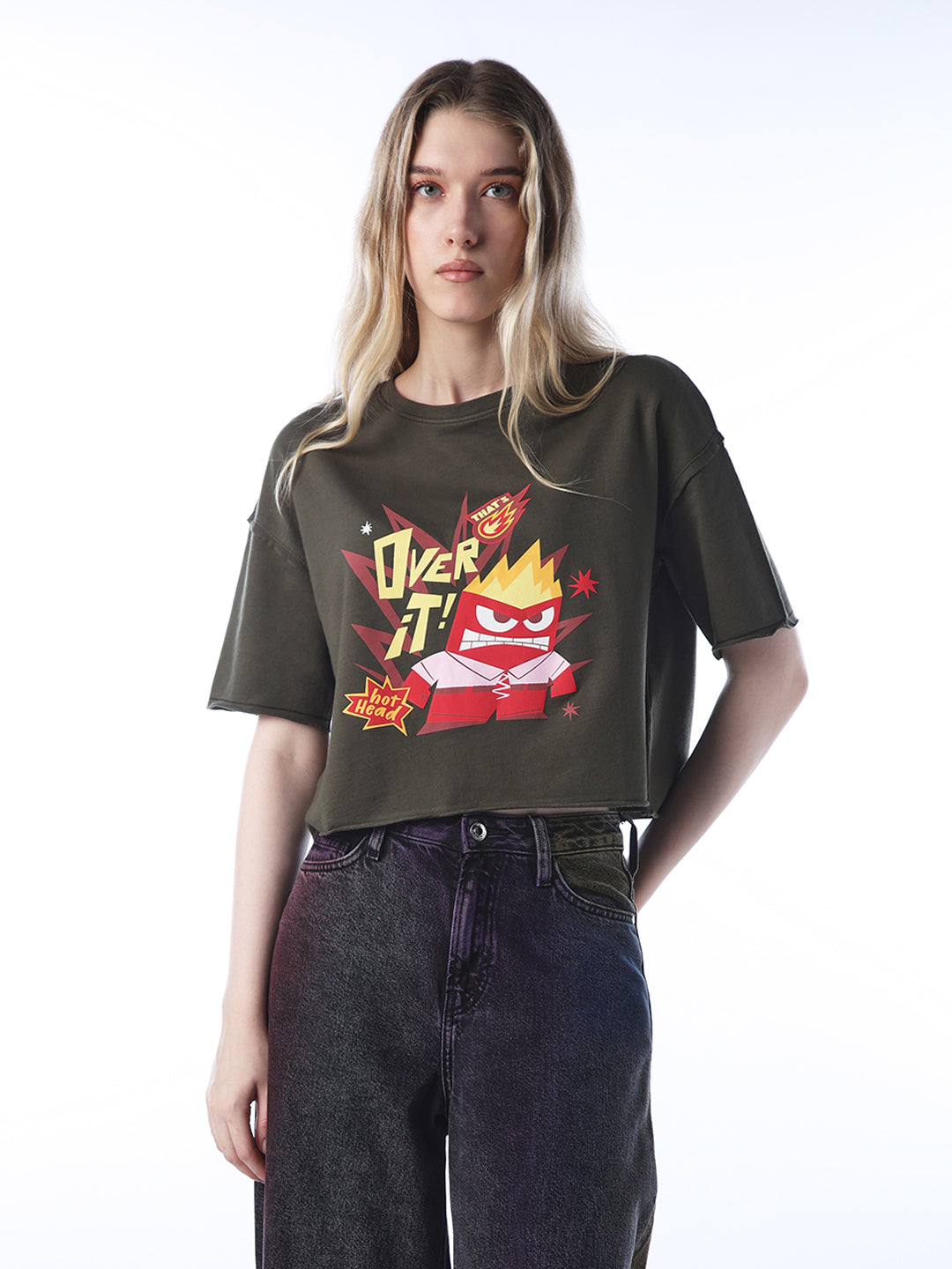 Printed Cropped T-shirt