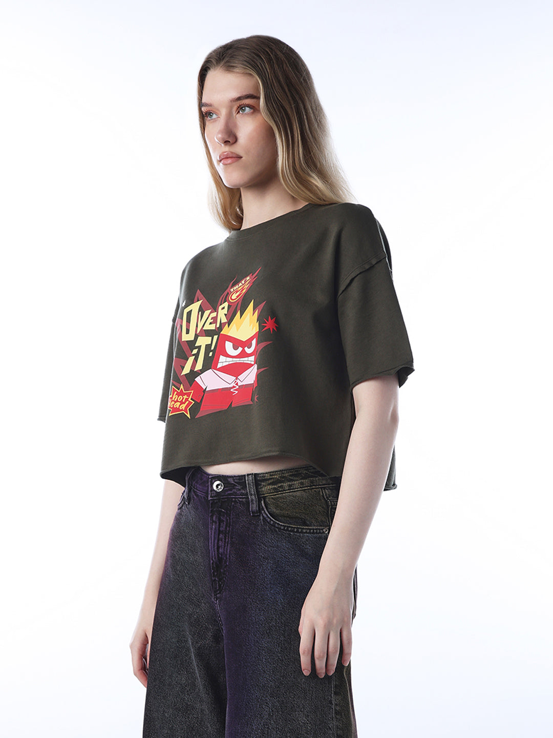 Printed Cropped T-shirt