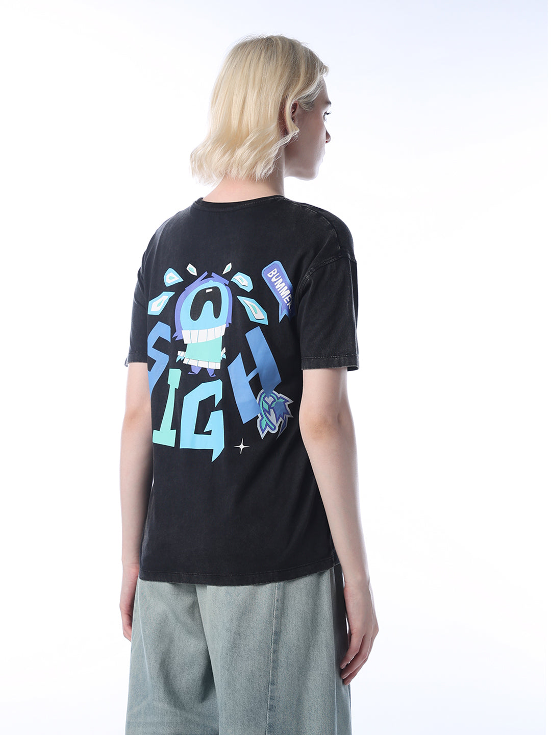 Black Cotton T-shirt