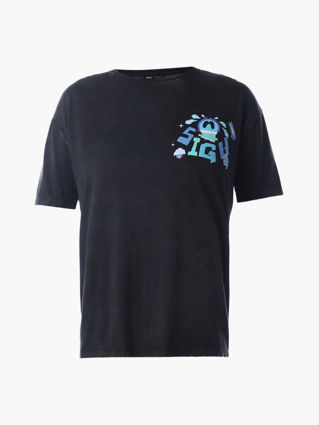 Black Cotton T-shirt