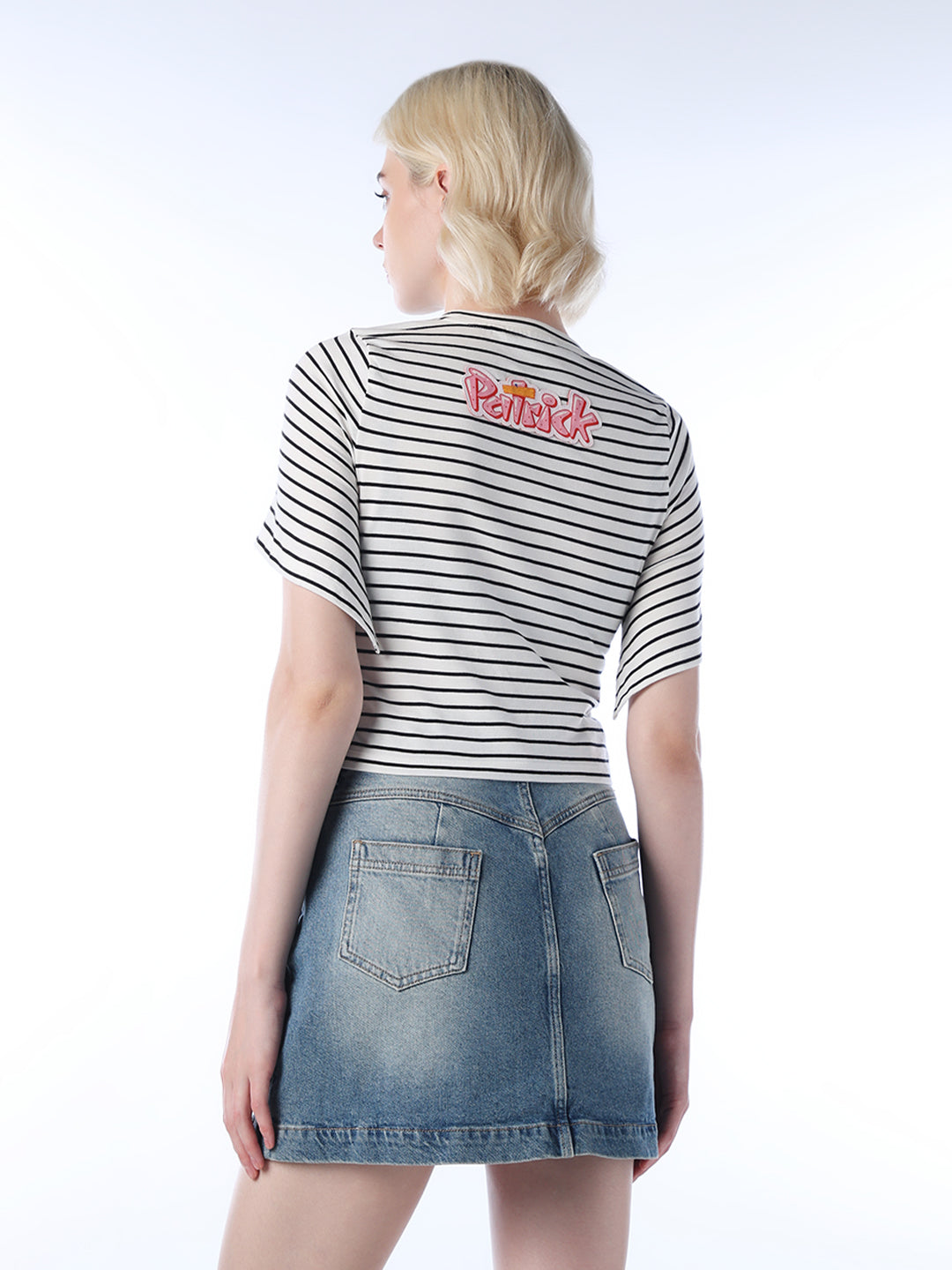 Striped Short SpongeBob T-shirt