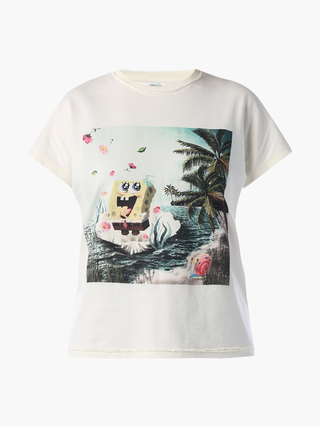 Cotton SpongeBob Printed T-shirt