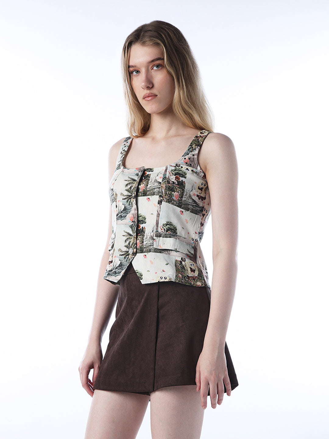 SpongeBob Printed Waistcoat