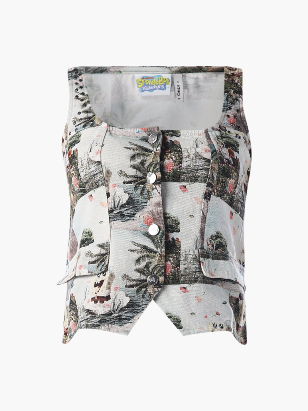 SpongeBob Printed Waistcoat