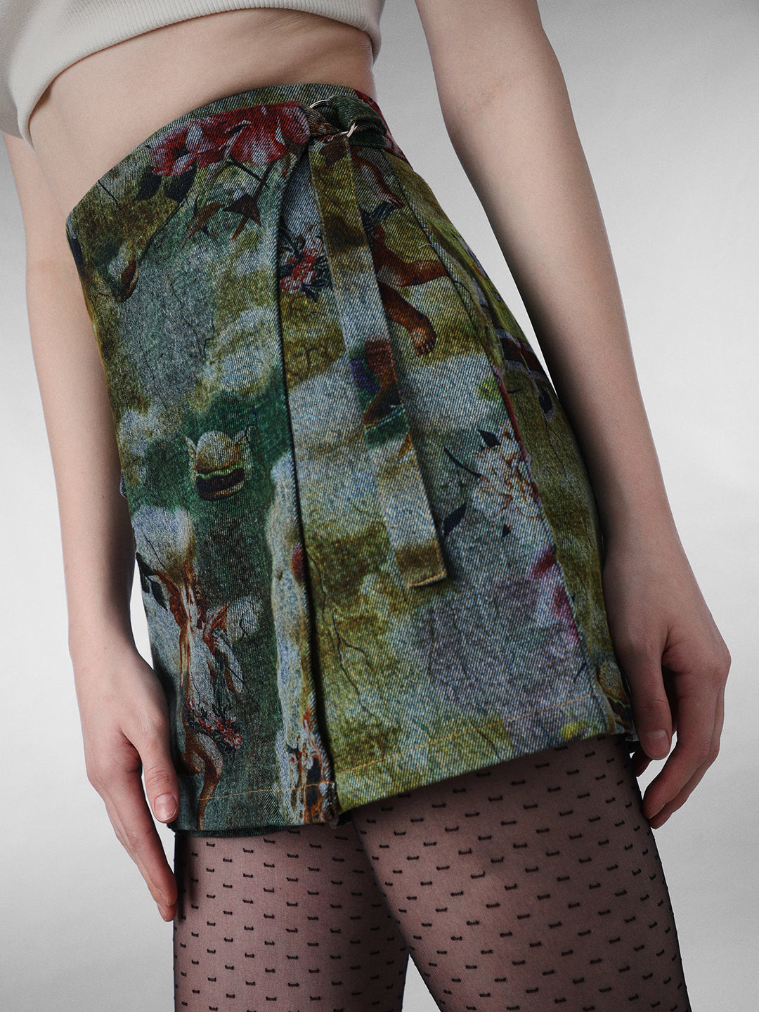 SpongeBob Printed Denim Skort