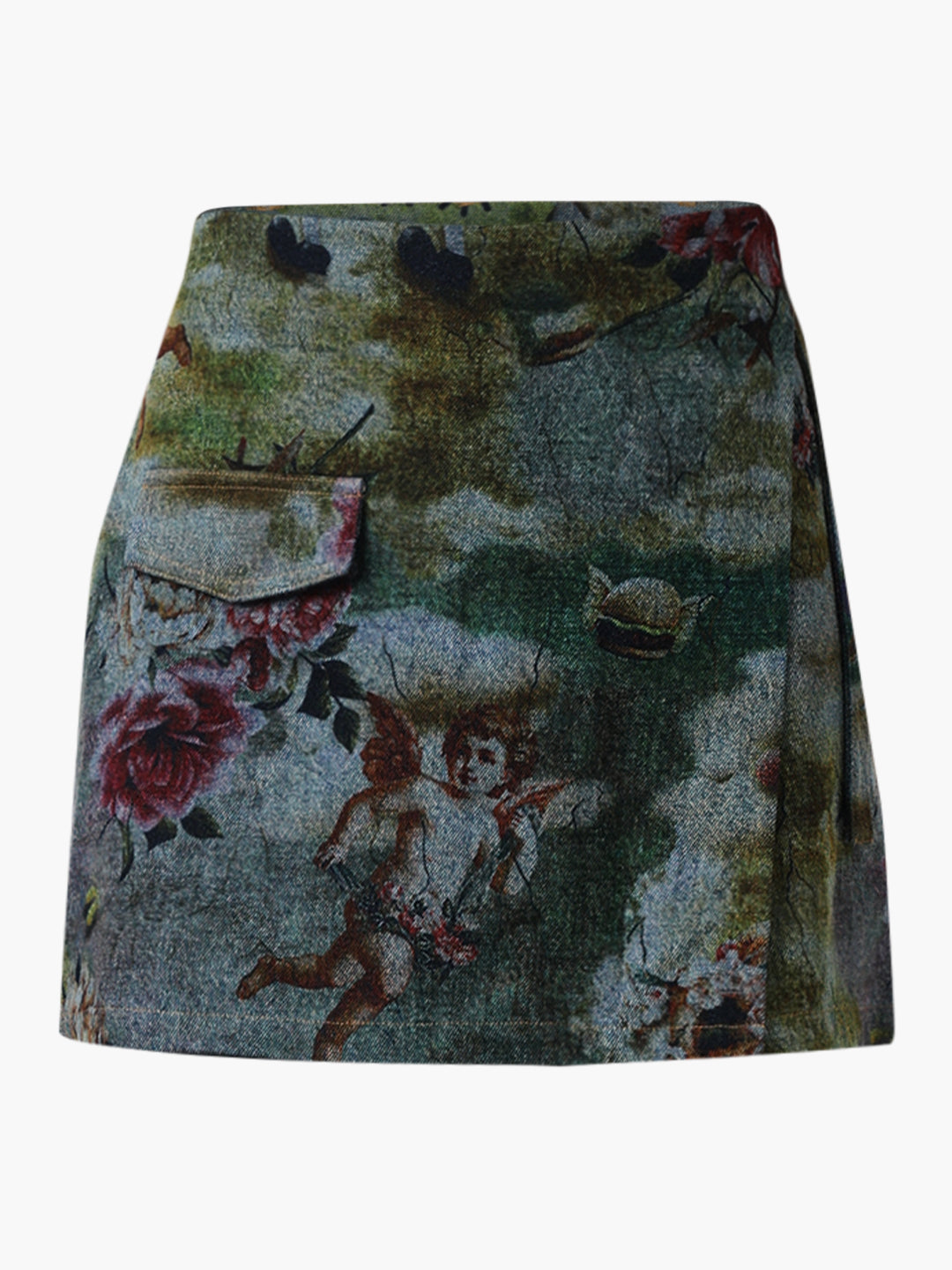 SpongeBob Printed Denim Skort