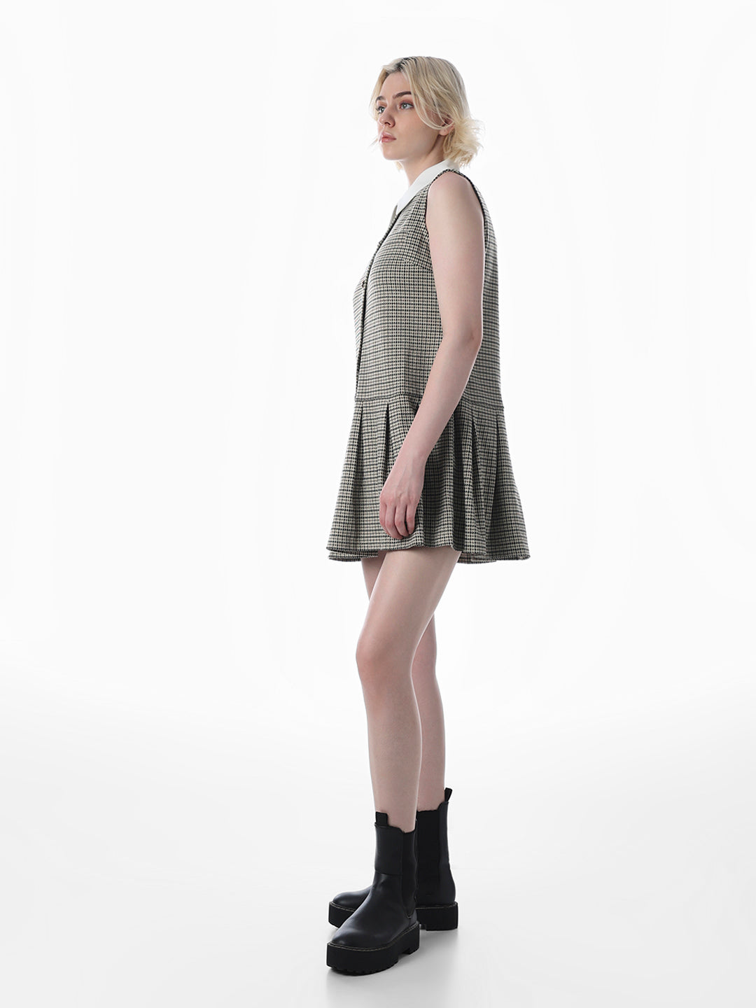 Multi-Colour Flared Shirt Dress