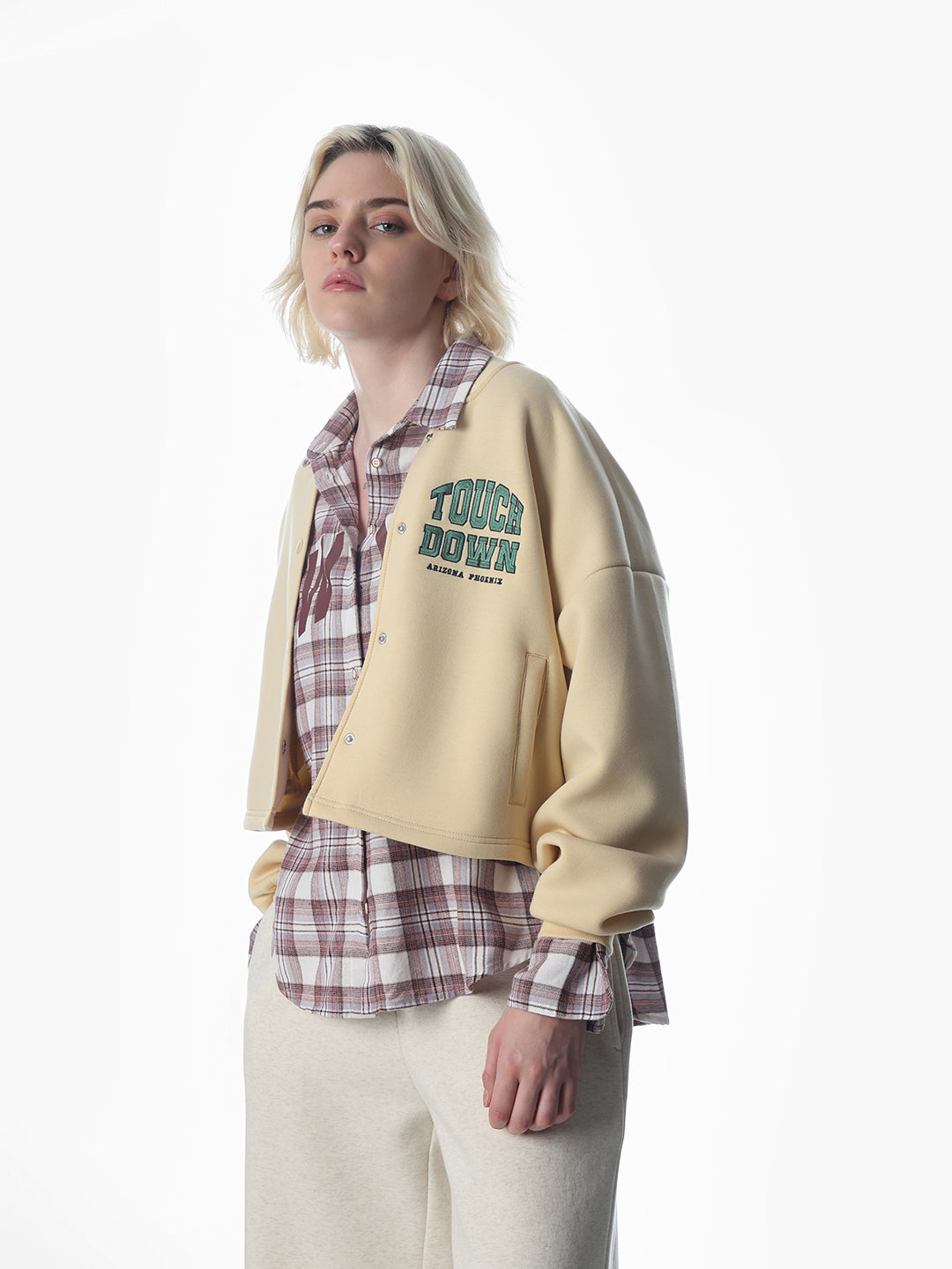 White Check Cotton Shirt