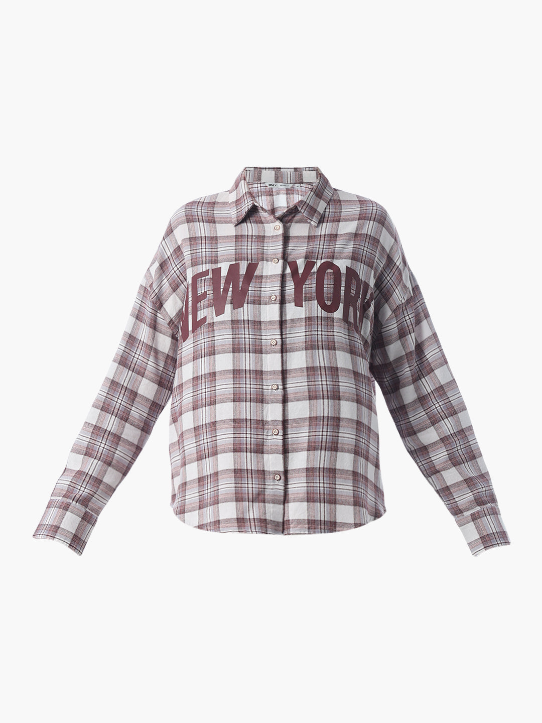 White Check Cotton Shirt