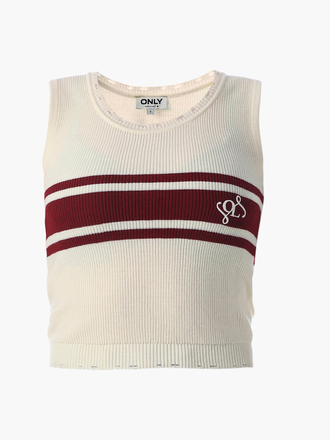 Light Yellow Sleeveless Knitted Top