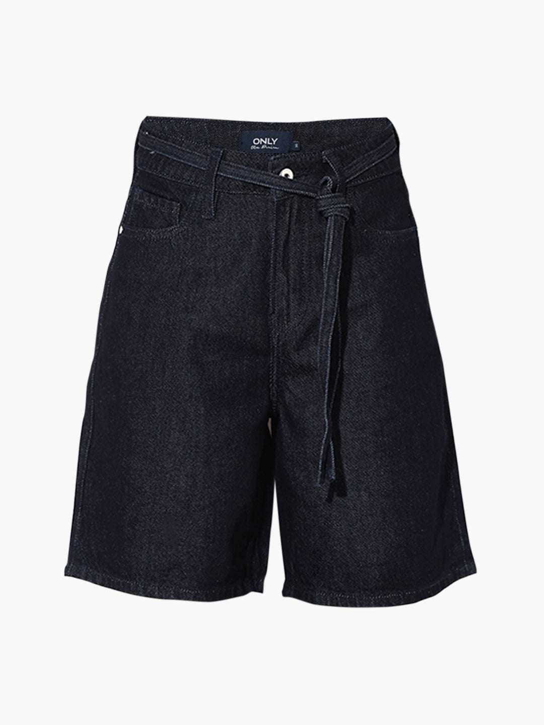 Dark Blue Denim Bermuda Shorts