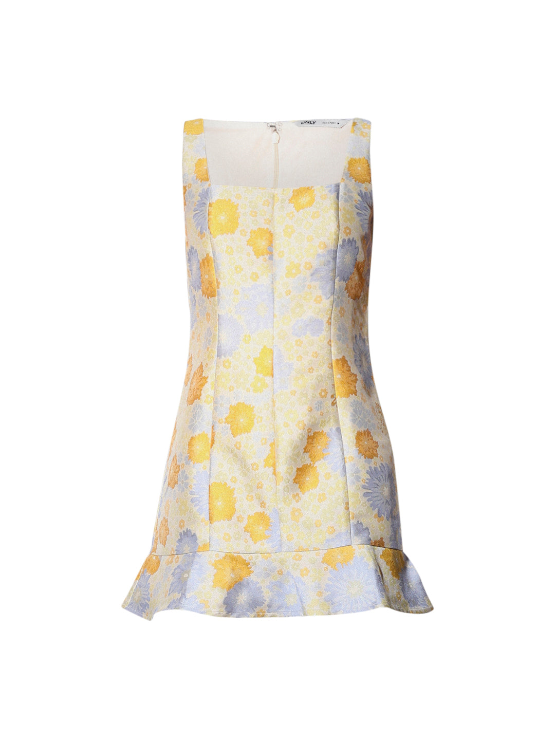 STUDIO Jacquard Weave Floral Dress