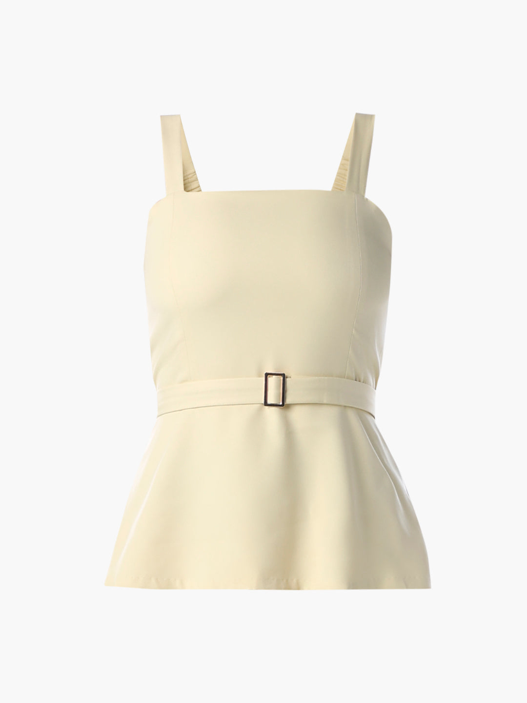 STUDIO Belted Lace Strappy Dress