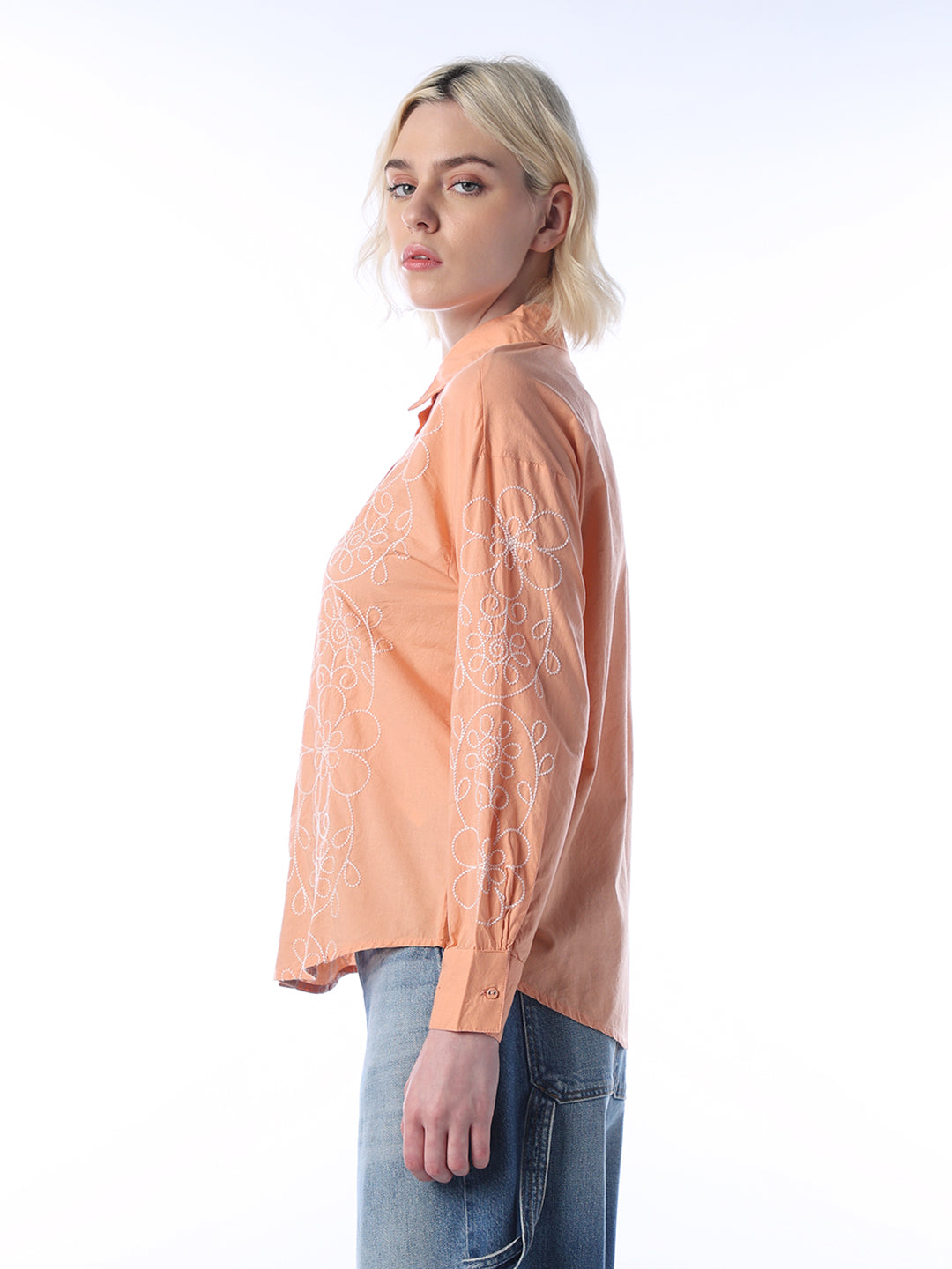 Embroidered Cotton Shirt