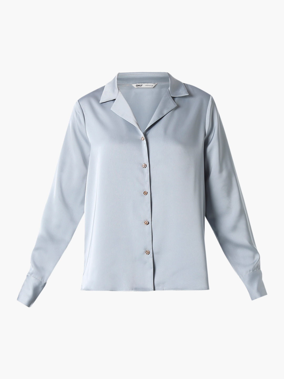 STUDIO Blue Satin Shirt