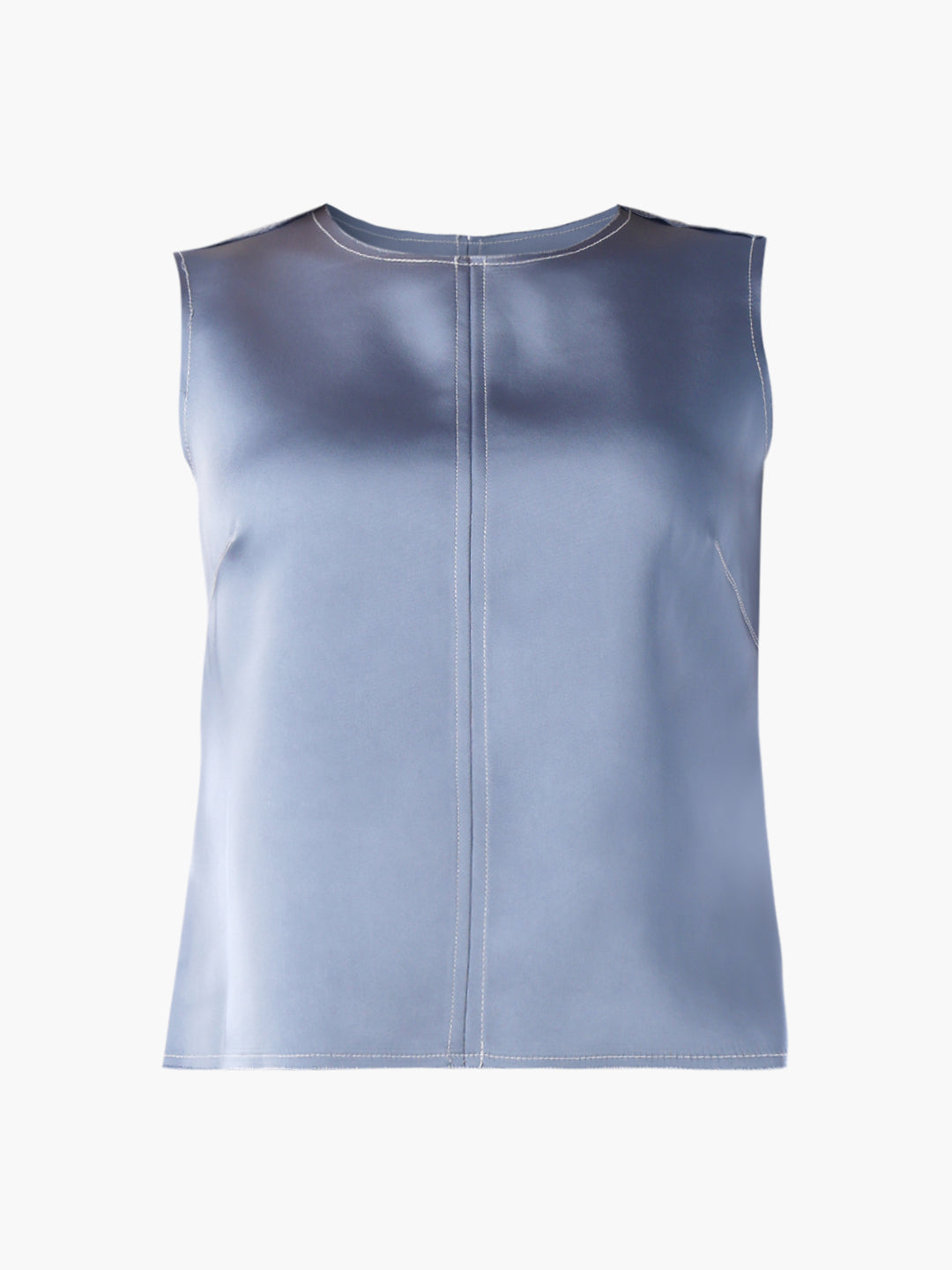 Sleeveless Satin Top