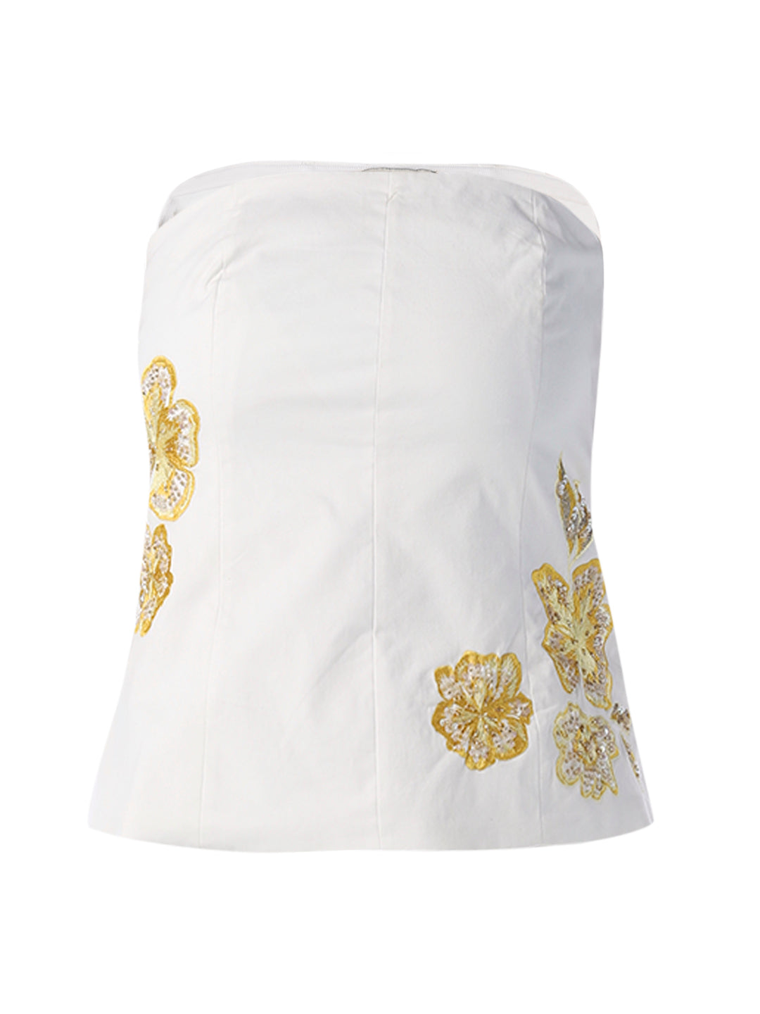 STUDIO Embroidered Off-Shoulder Top