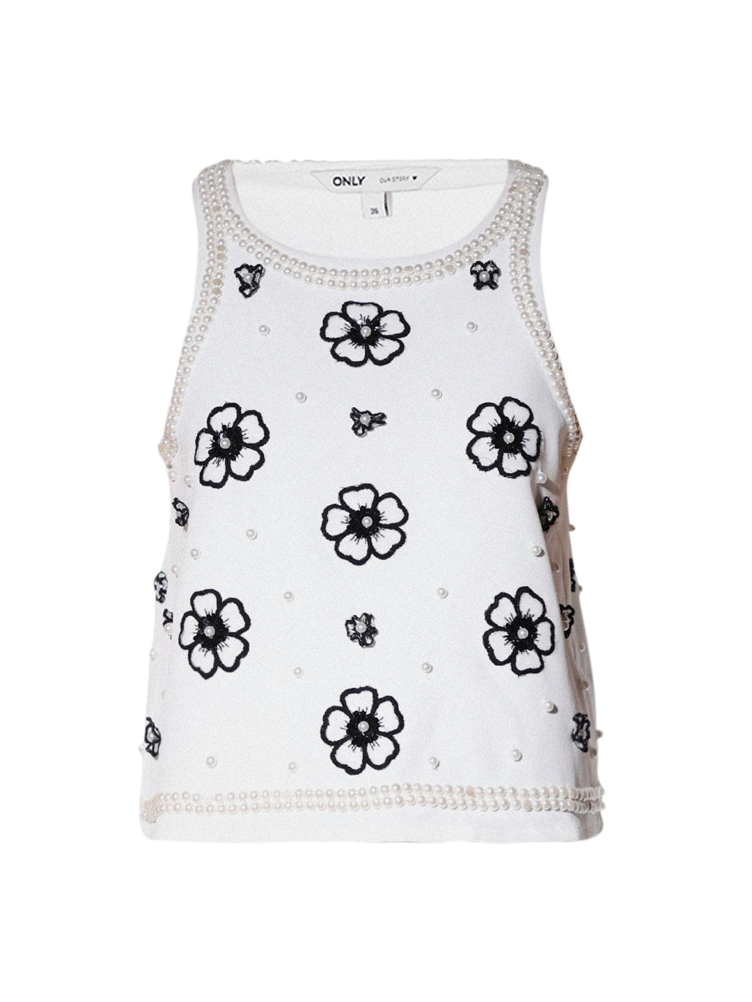 STUDIO Pearl Embellished Top