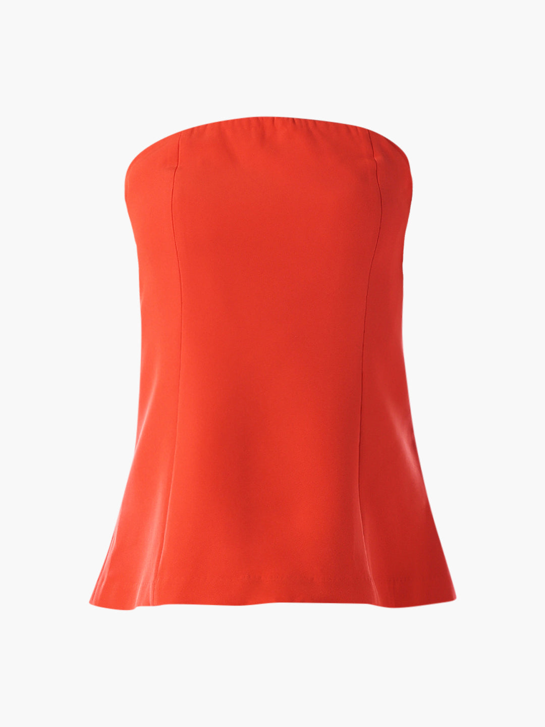 Orange Off-Shoulder Top