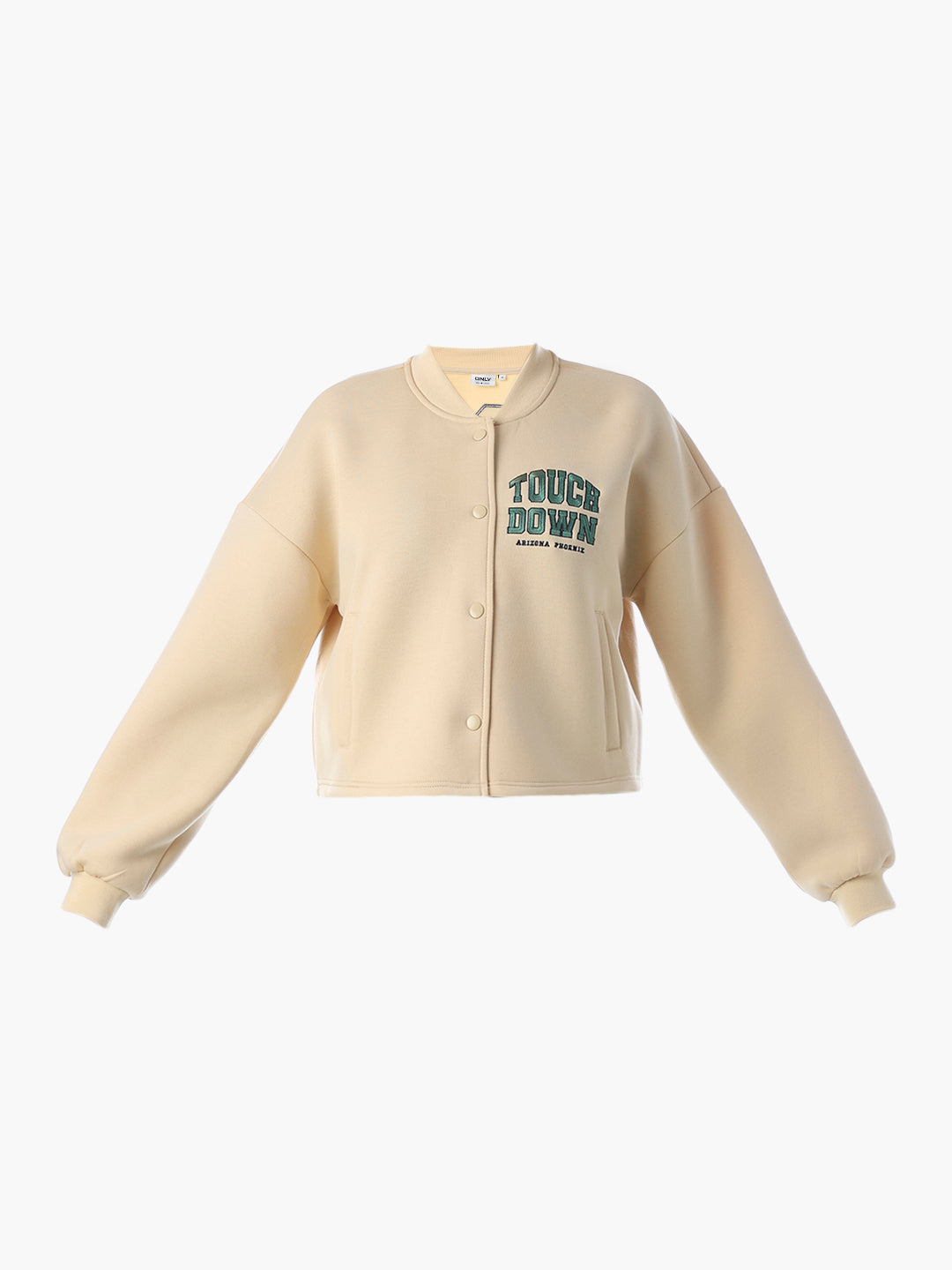 Yellow Varsity Bomber Sweat-Jacket