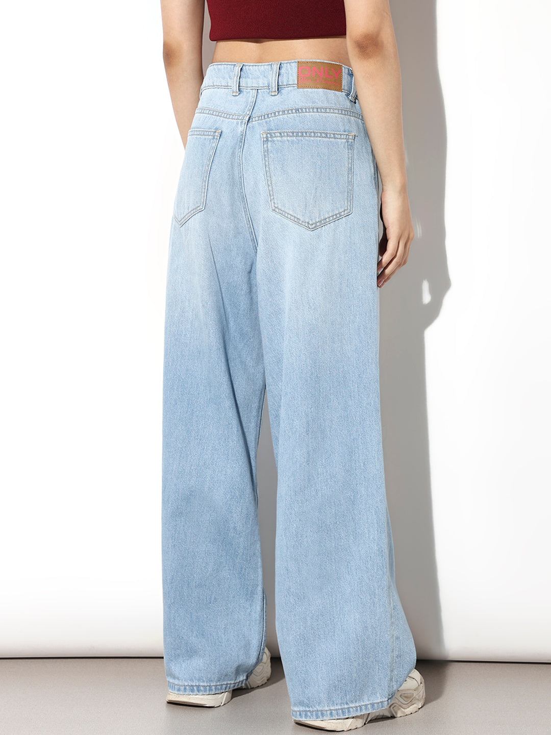 Light Blue Wide Leg Jeans