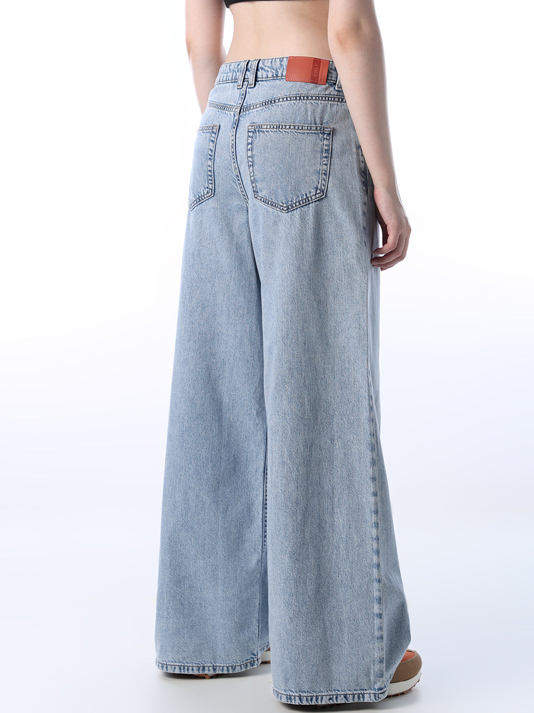 Light Blue Wide Leg Jeans