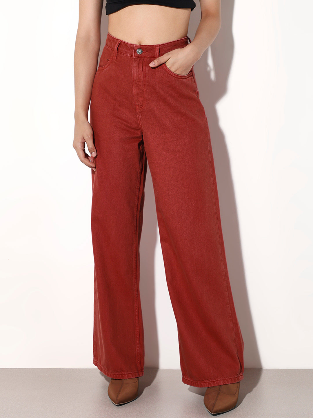 Wide High-Rise Jeans