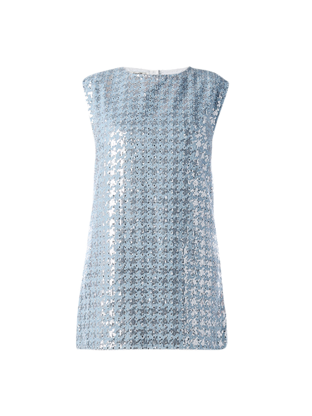 STUDIO Sequin Embellished Denim Dress