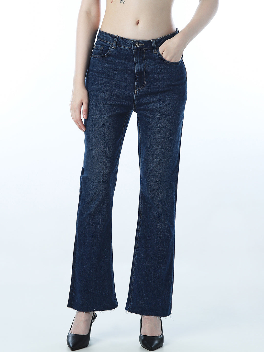 High Rise Flared Jeans