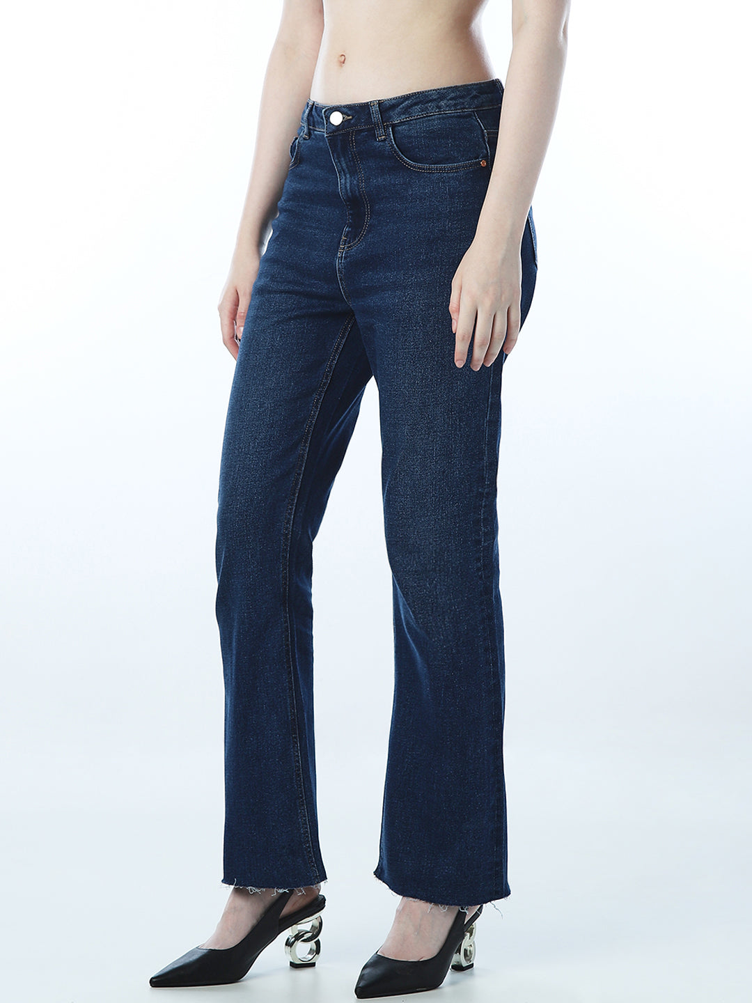 High Rise Flared Jeans