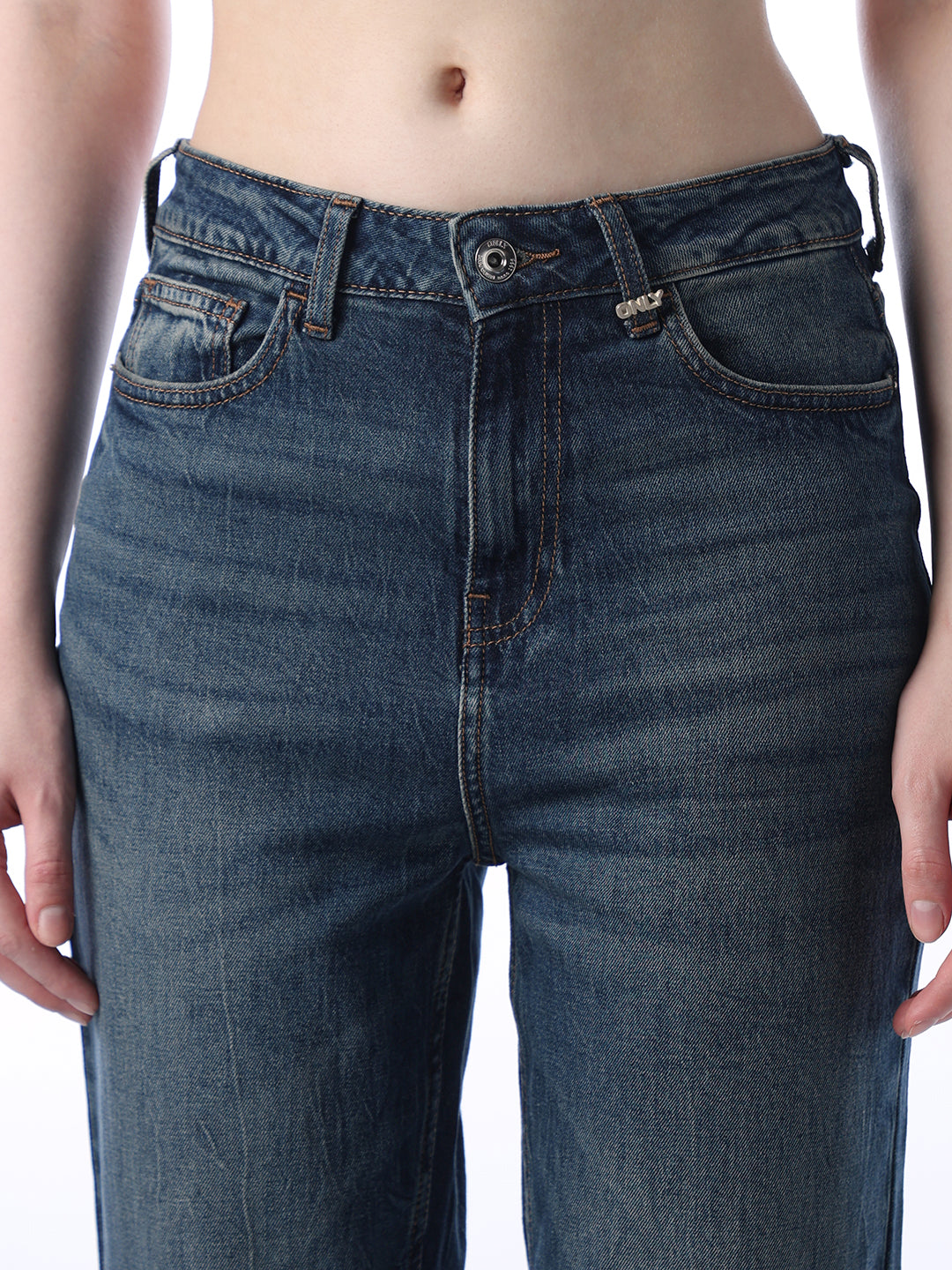 High Rise Troy Straight Fit Jeans