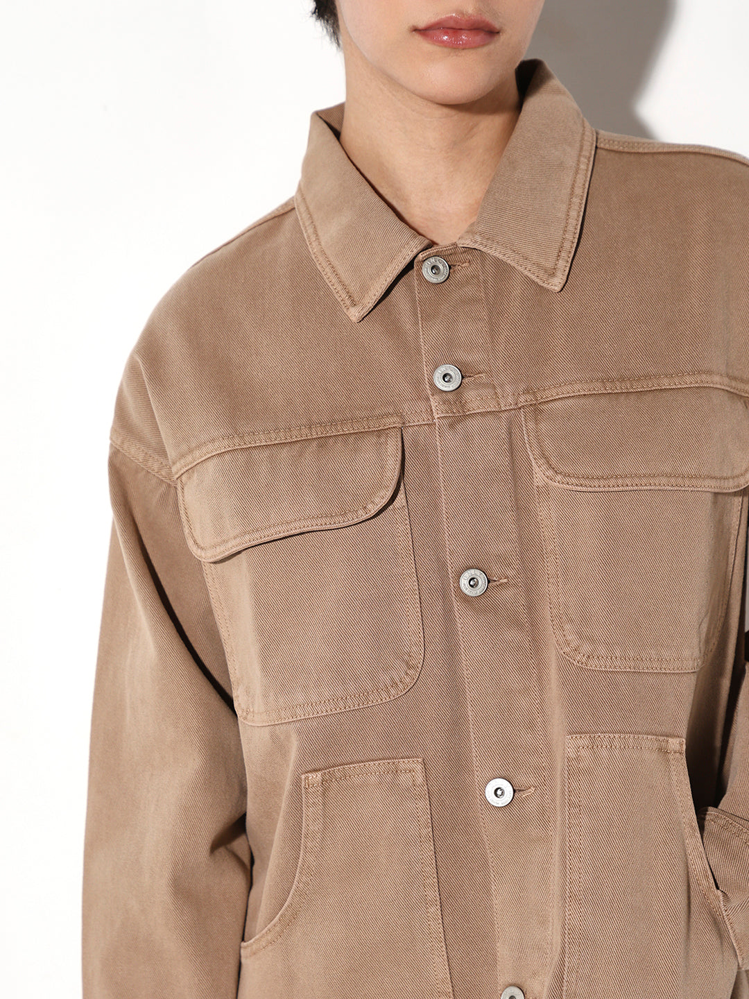 Twill Cotton Shacket