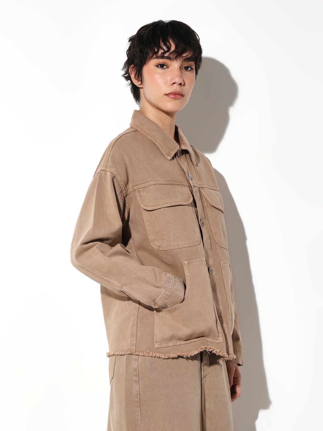 Twill Cotton Shacket