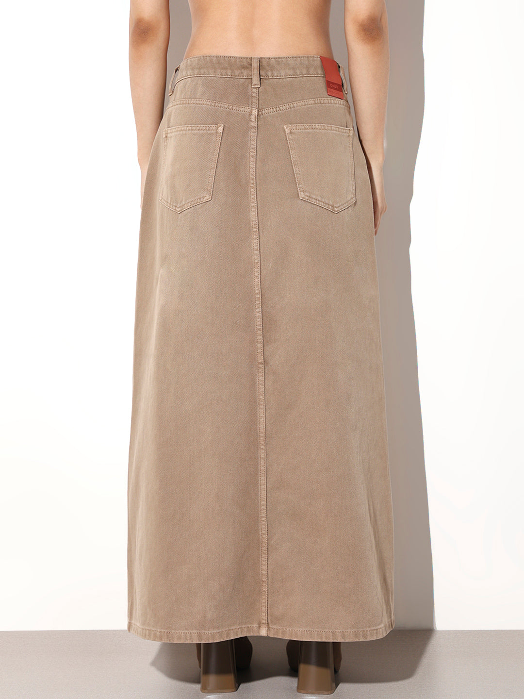 High Rise Denim Skirt