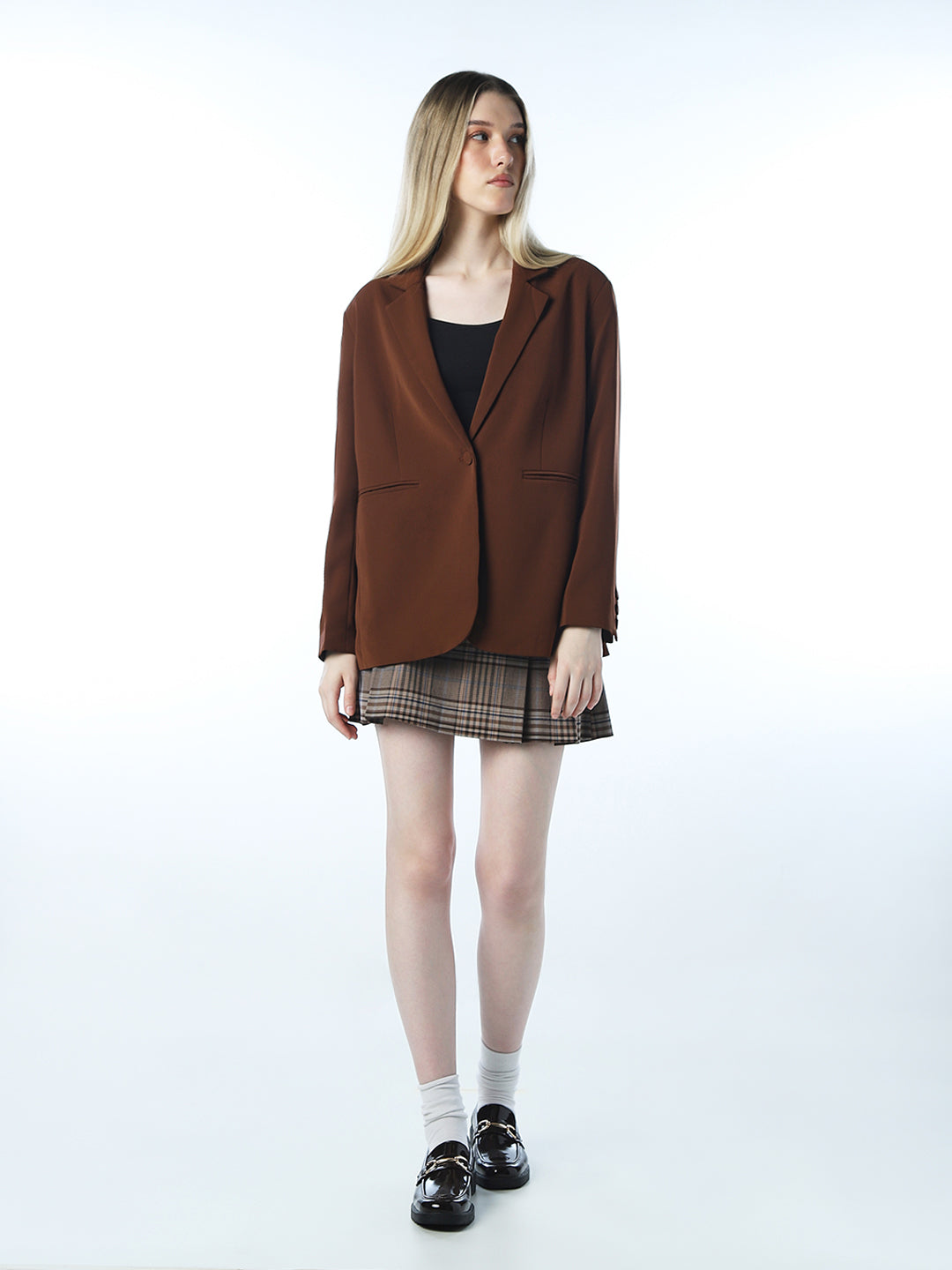 Brown Tailored Blazer