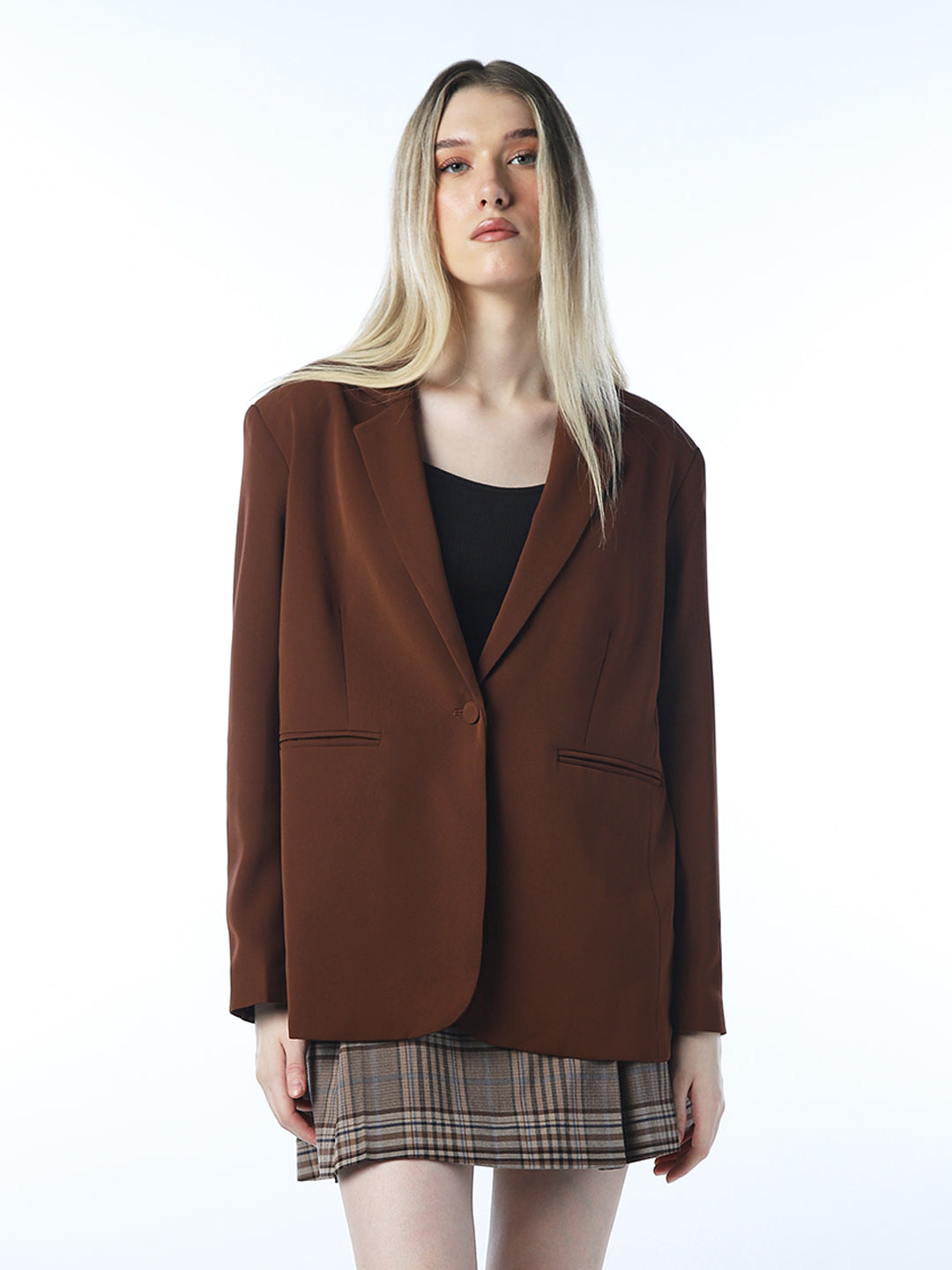 Brown Tailored Blazer