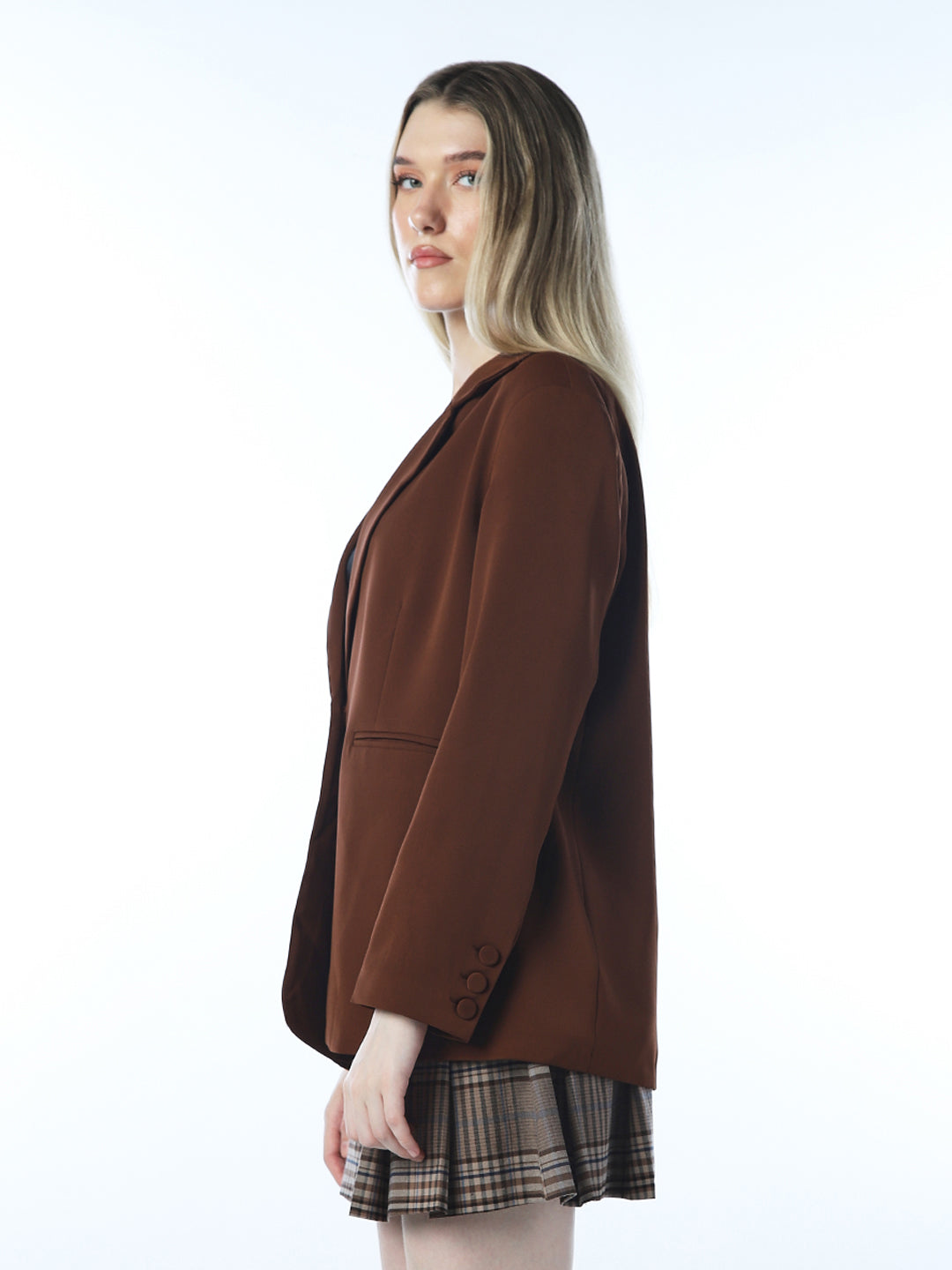 Brown Tailored Blazer