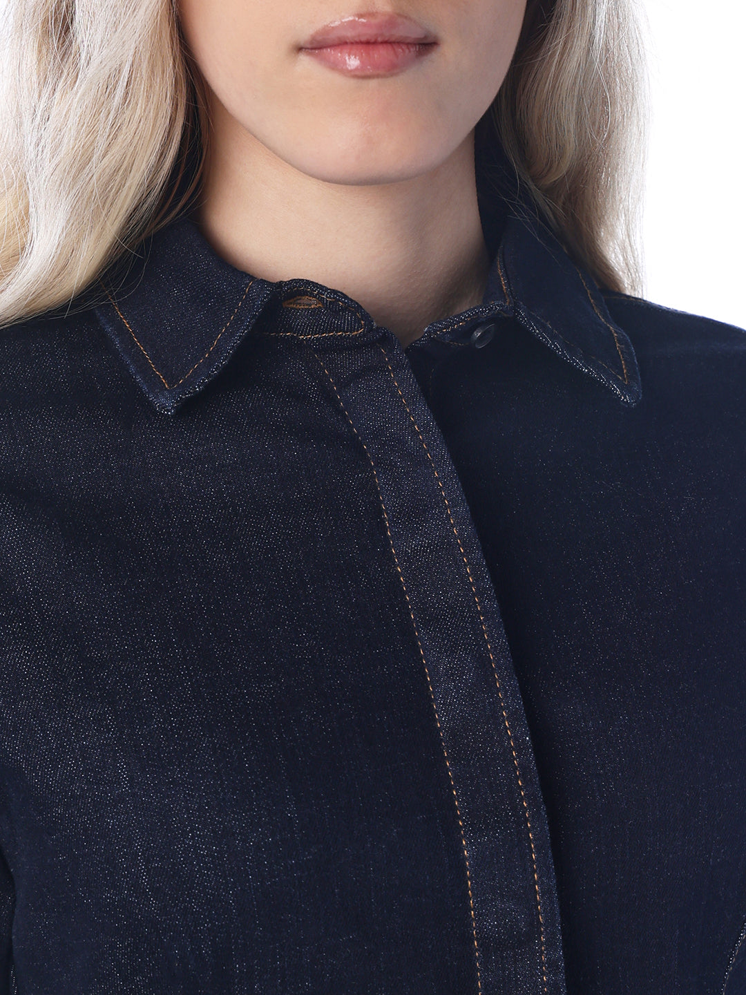 Fitted Denim Shirt