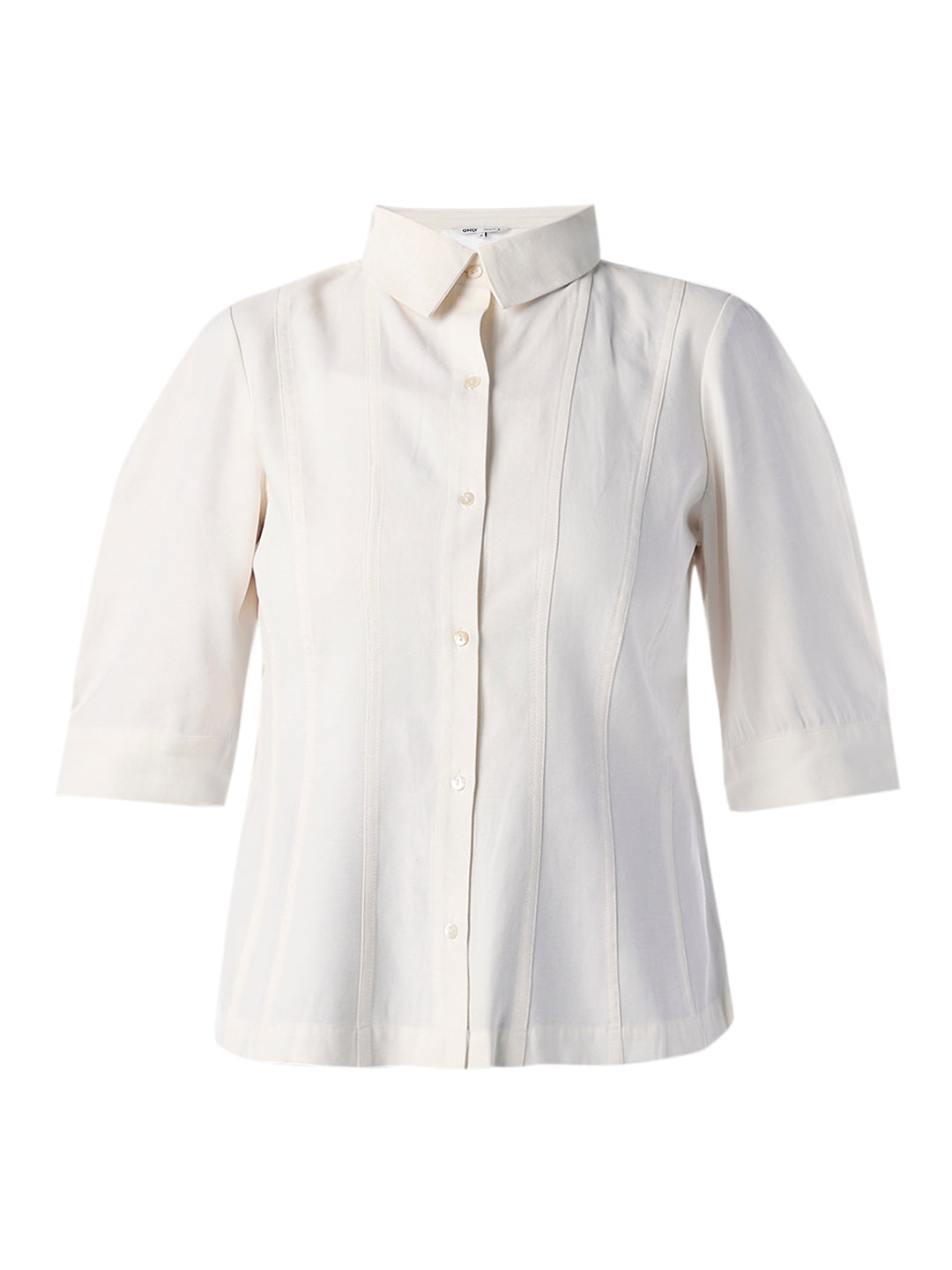 Pleated Puff Sleeves Shirt