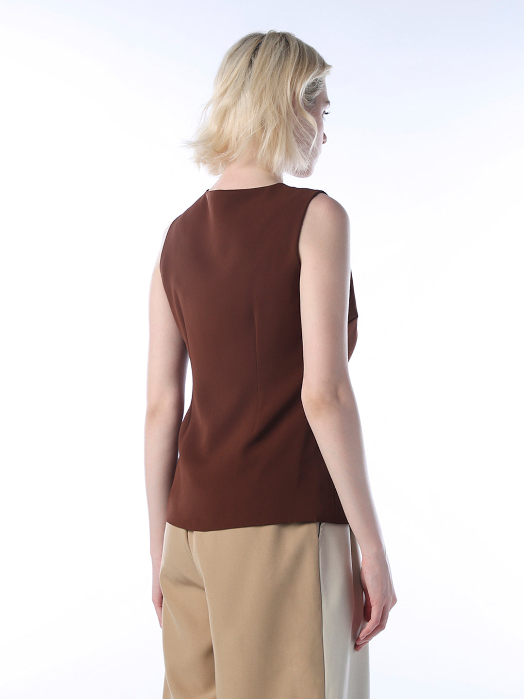 Deep V-Neck Waistcoat