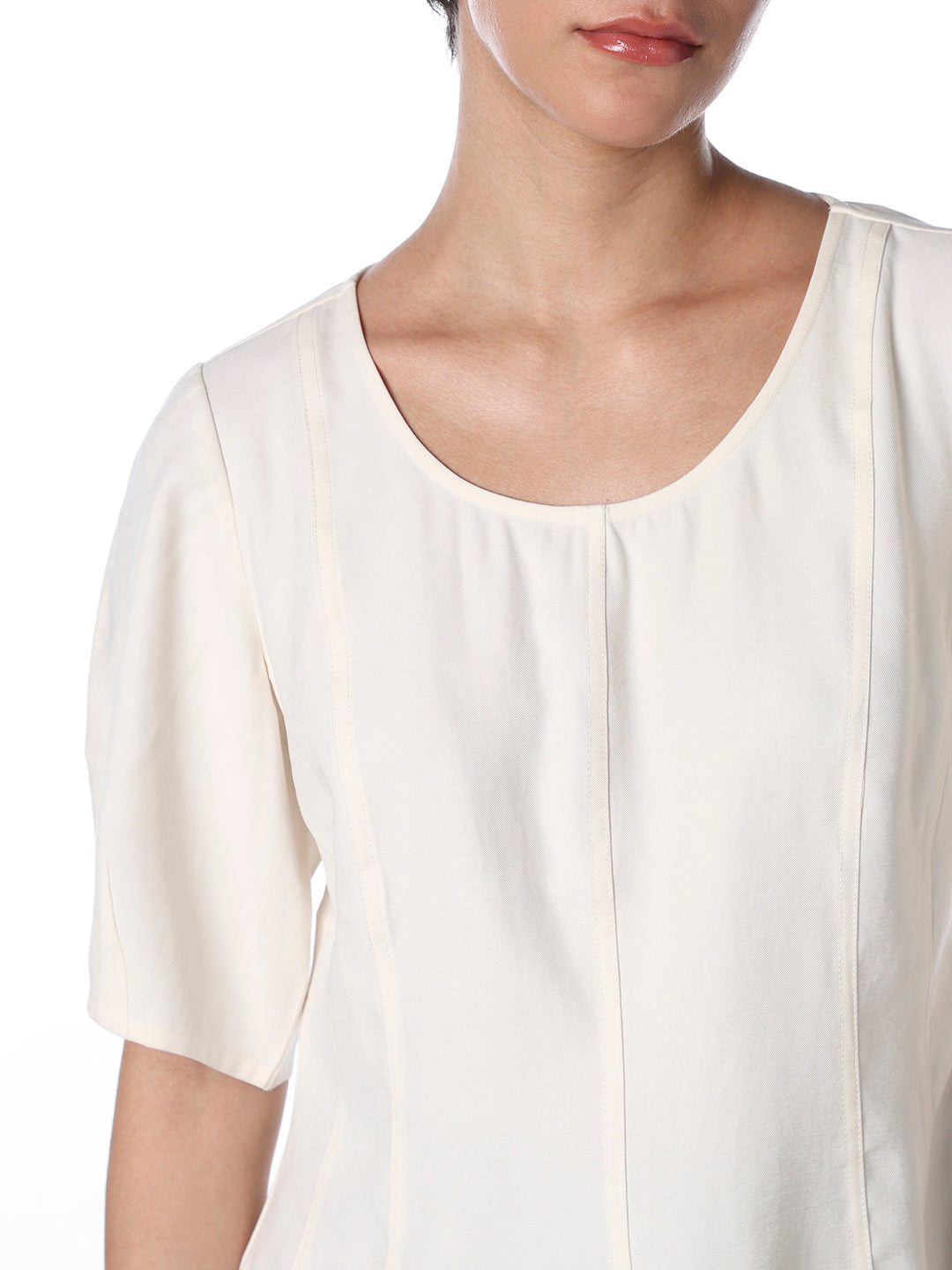 White Structured Top