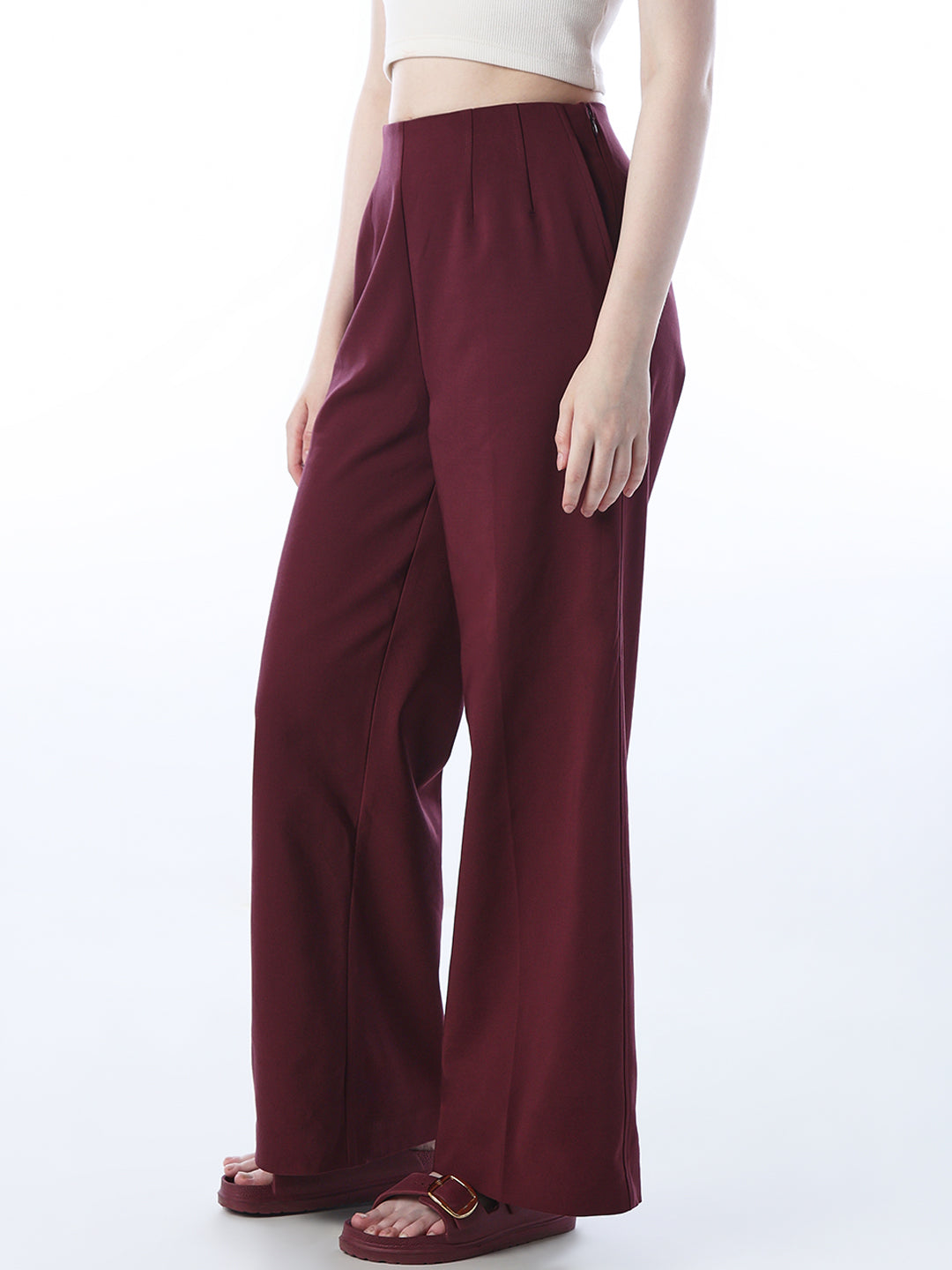 High Rise Flared Pants