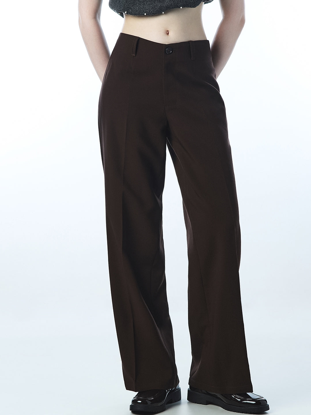 Flared High Rise Pants