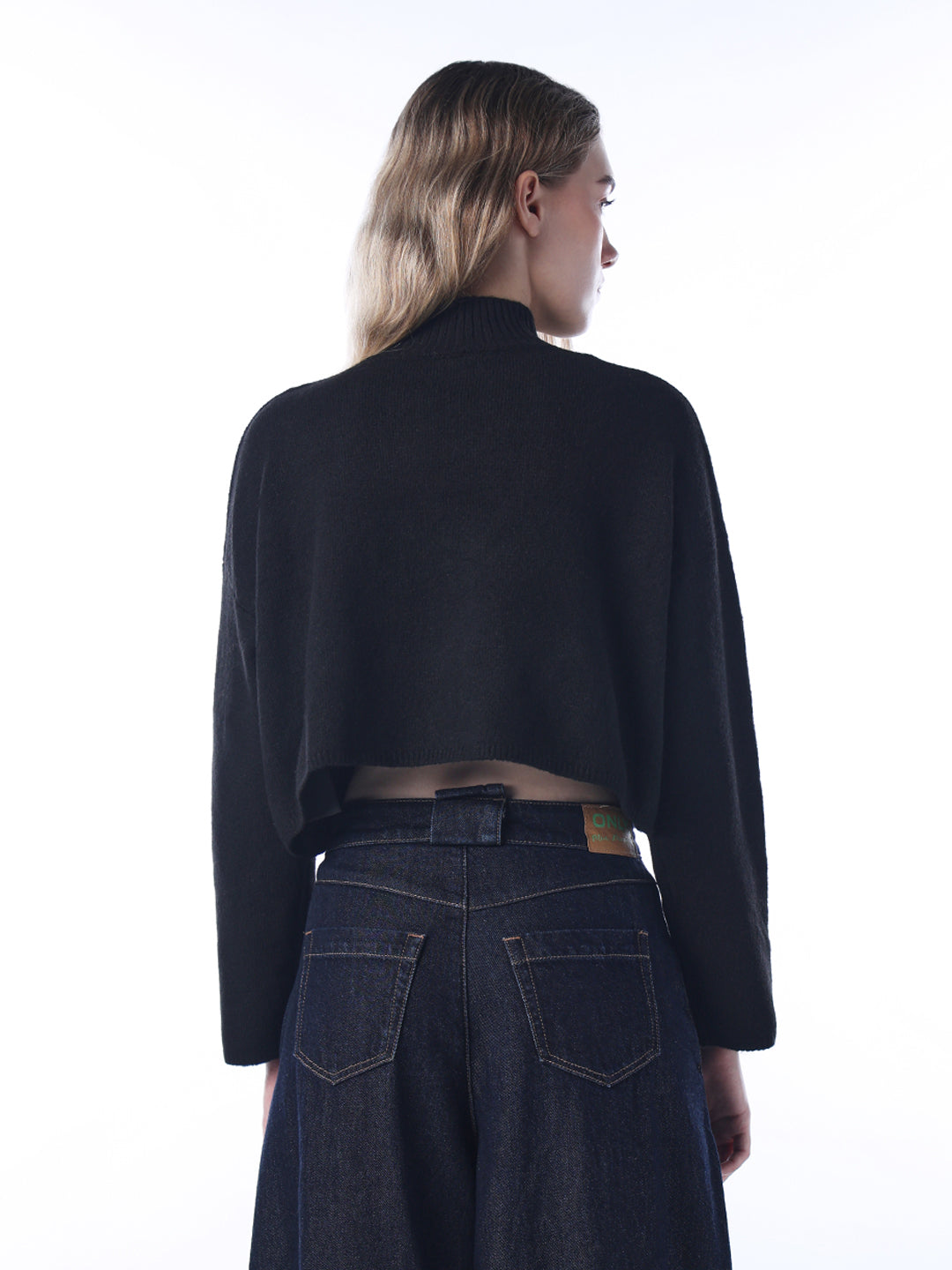 Embellished High Neck Pullover