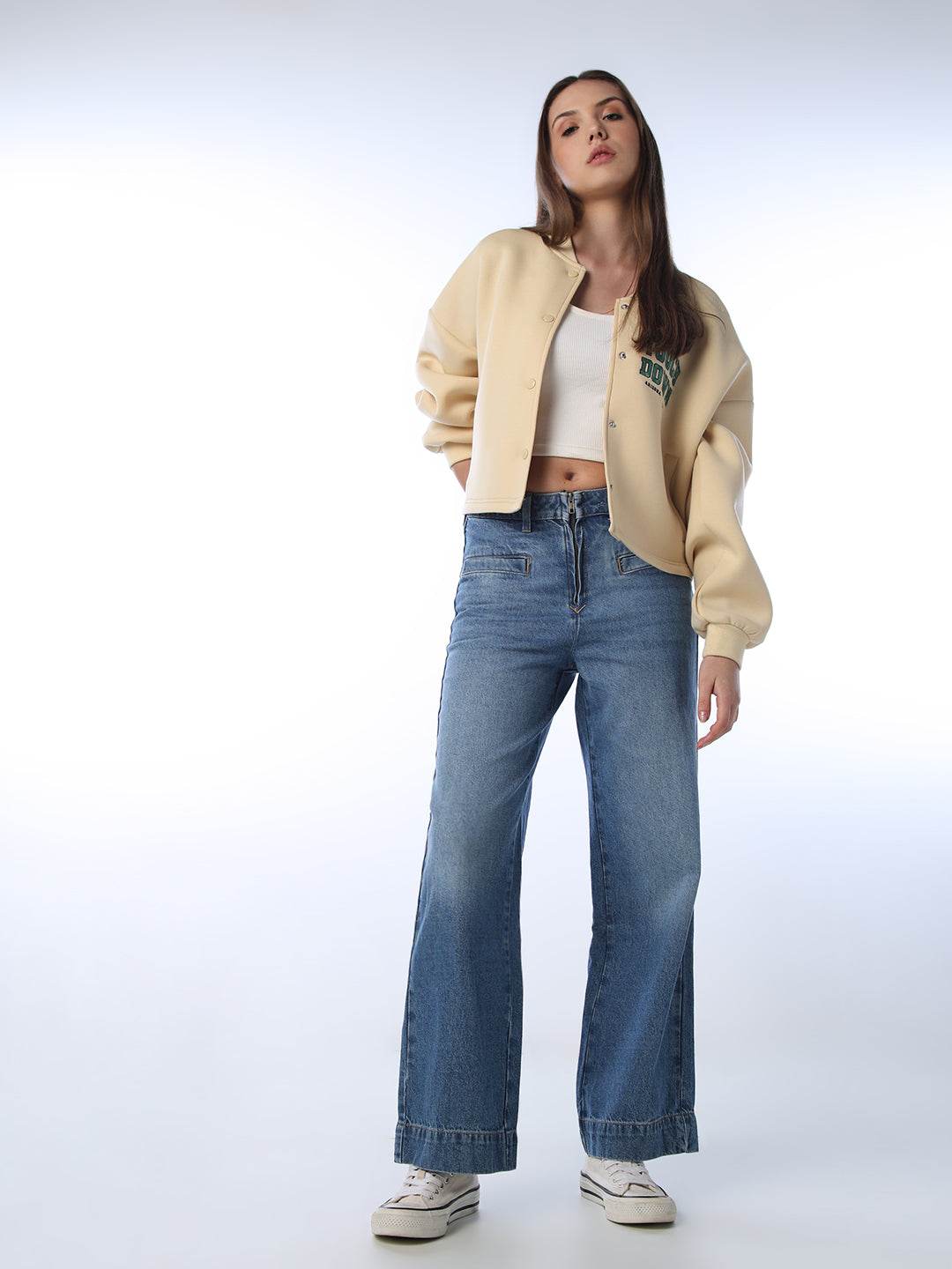 High Waist Wide Leg Jeans
