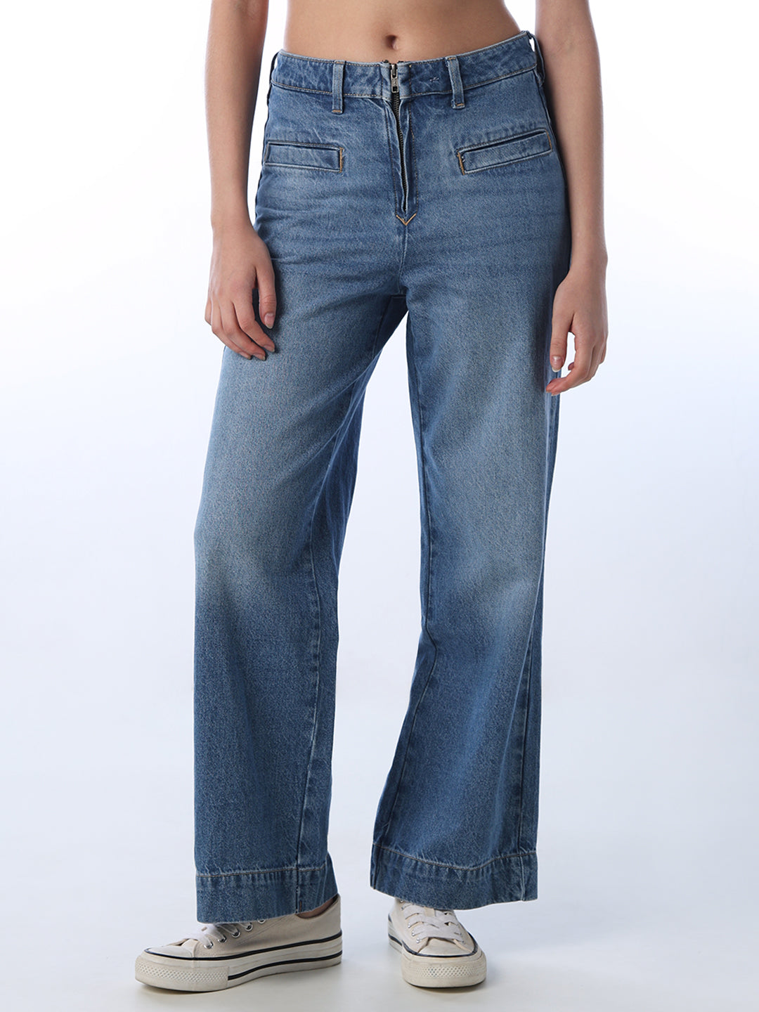 High Waist Wide Leg Jeans