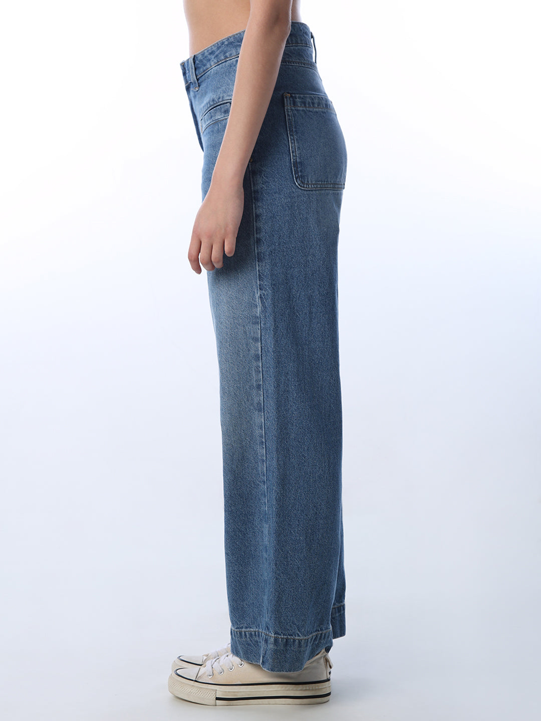 High Waist Wide Leg Jeans