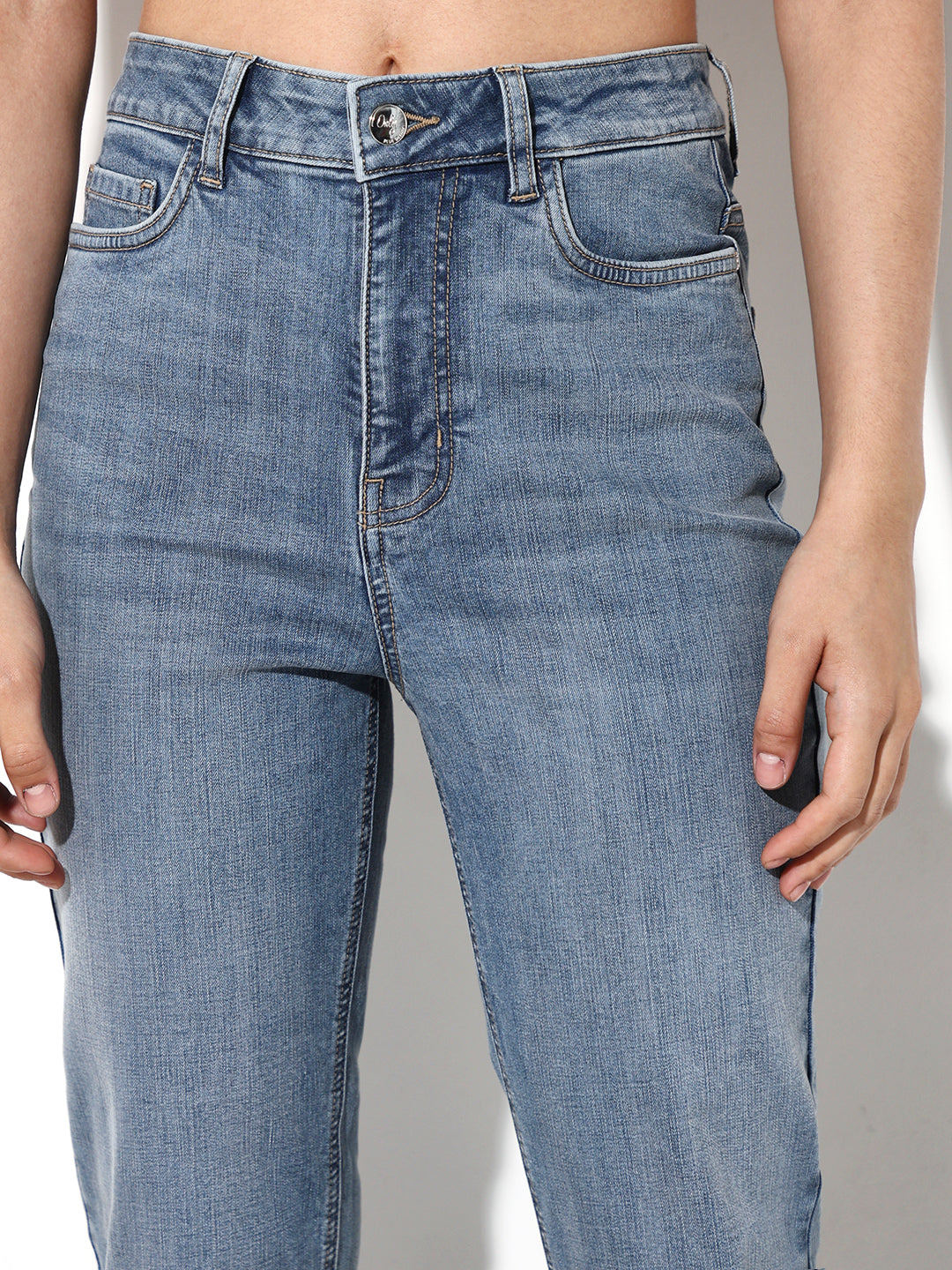 Flared High Rise Jeans