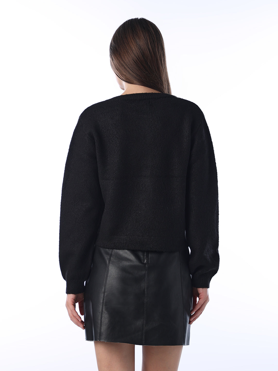 Embellished Bow Knit Cardigan