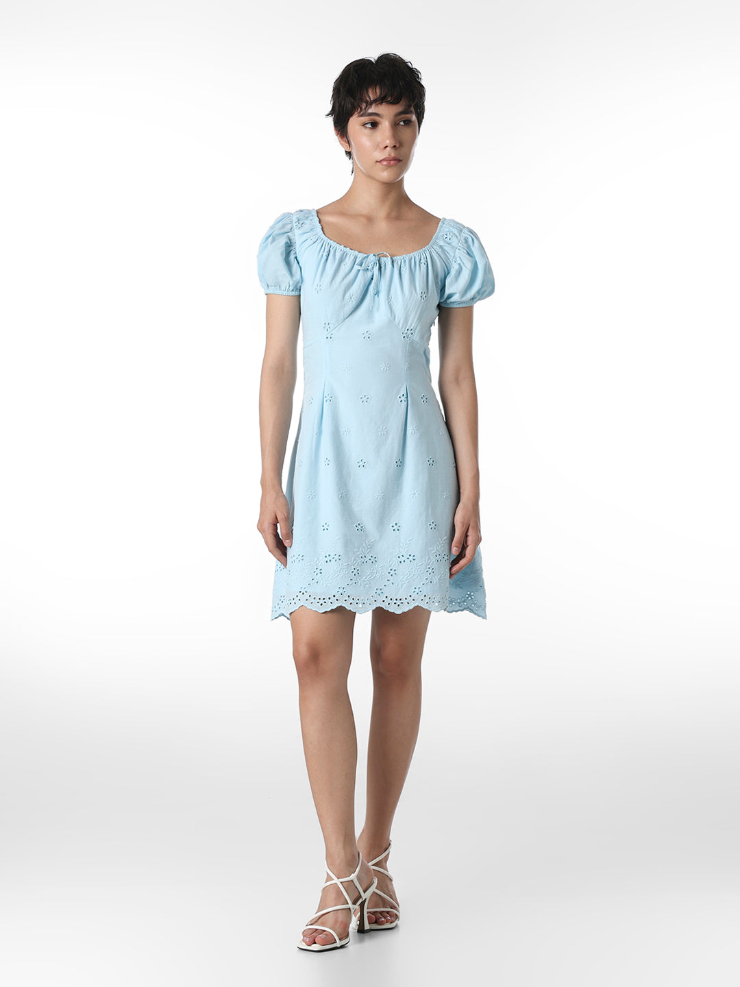 Blue Cotton Dress